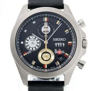 Seiko SEIKO The Beatles LOVE ME DO 60th Anniversary Watch 8T67-00X0 Quartz Li...